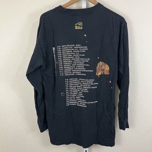 Earl Sweatshirt Tour Shirt Men L Black Long Sleeve Fired Up Some Rap Songs Tee - Picture 5 of 6